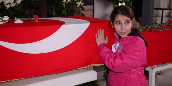10 şehide hüzünlü veda