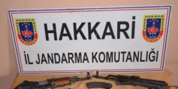 Yüksekova'da silah operasyonu