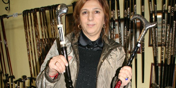 Devrek'te gümüş bastonlar büyük ilgi görüyor