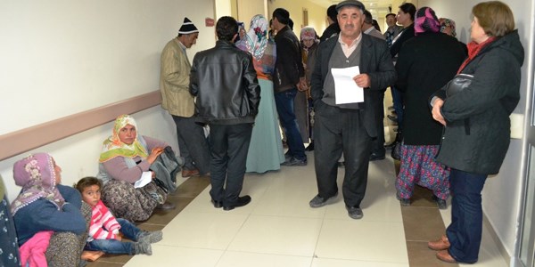 Devlet hastanesinde koltuk çilesi