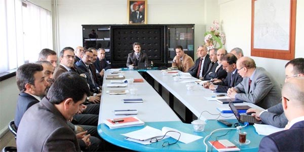 Erzincan Belediyesi müdürler toplantısı yapıldı