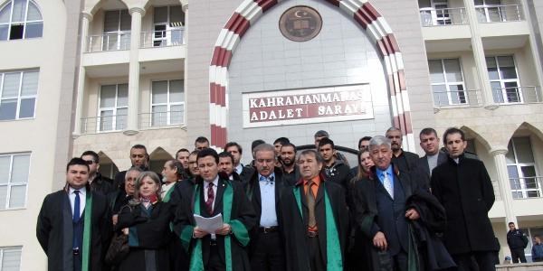 Kahramanmara'ta 'bamsz avukatlar'dan eylem