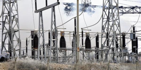 Keban elektrik santralinde yangın
