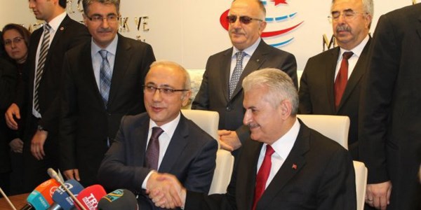 Ula�t�rma, Denizcilik ve Haberle�me Bakanl���'nda devir teslim t�reni