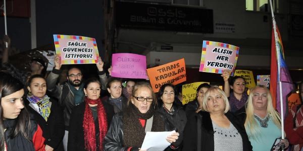 Mersin'de saldr protesto edildi