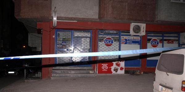 Bağcılar'da markete ses bombalı saldırı