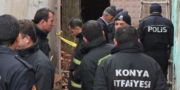 Konya'da baca temizlemeye kan yal adam hayatn kaybetti