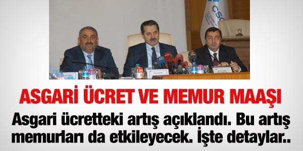 Asgari ücret, memurları ne kadar etkileyecek?