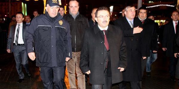 İstanbul Emniyet Müdürü Taksim'de