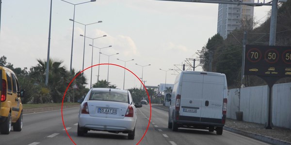 Samsun'da radar ekipleri ceza yadryor