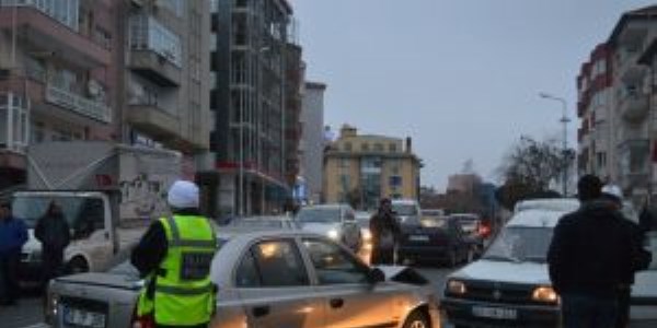 Çerkezköy'de korkutan kaza