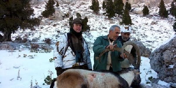 Danimarka'dan geldi, Konya'da yaban keçisi avladı