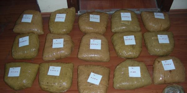 Niğde'de 44 kilo esrar ele geçirildi