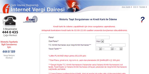 MTV ilk taksit ödemesinde 31 Ocak son gün