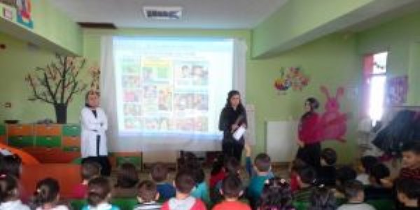Hisarcık'ta miniklere çocuk istismarını önleme (Pedofoli) semineri