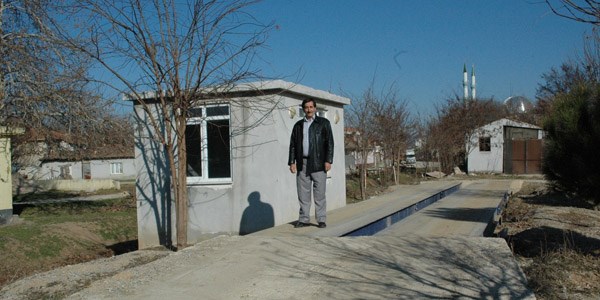 Koyunhisar köyüne 80 tonluk kantar