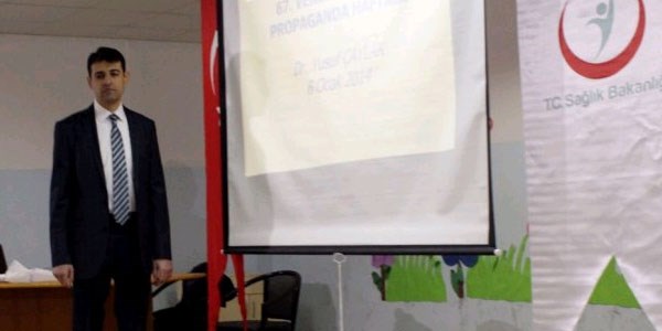 Öğrencilere veremden korunma semineri