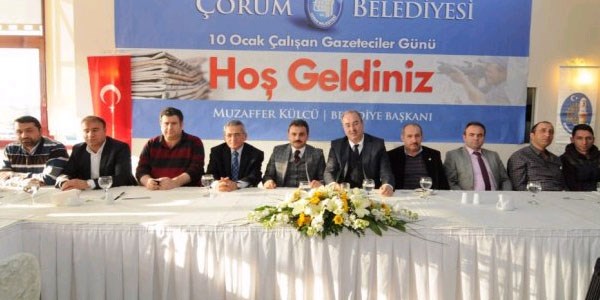 Başkan Külcü'den gazetecilere yemek