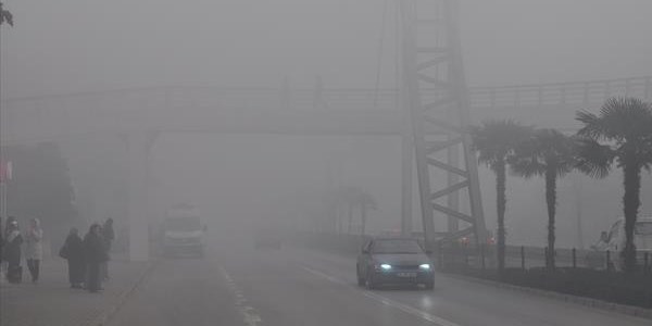 Balıkesir'de yoğun sis etkili oluyor