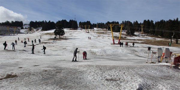 Uludağ'da suni kar gündeme geldi