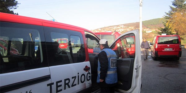 Toplu taşıma araçları denetlendi