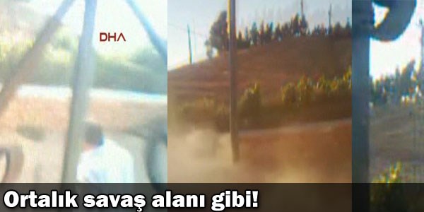 Evi yaylım ateşi altındayken o kayıttaydı
