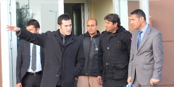 Kaymakam Yazıcı, kampta incelemelerde bulundu