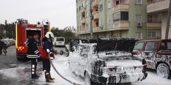 Lpg'li araçta yangın paniği