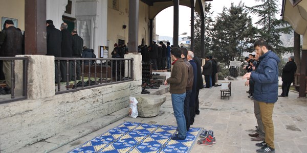 Amasya'da camilerde ya�mur duas� yap�ld�