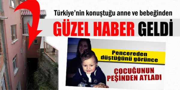 Pencereden düşen bebeğin durumu iyi