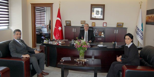 Okul müdüründen belediyeye teşekkür ziyareti