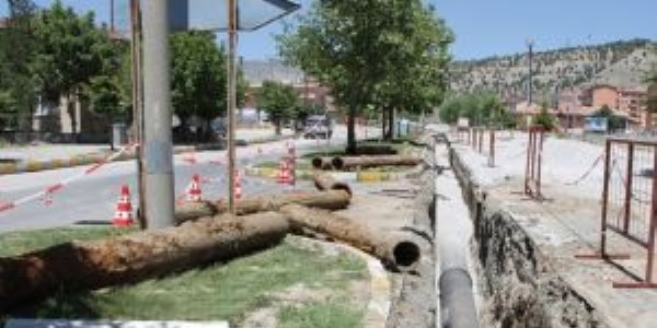 Cansuyu Projesi'nde 120 kilometre şebeke yenilendi