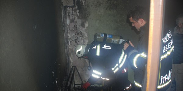 Zonguldak'ta yangın: 2 yaralı