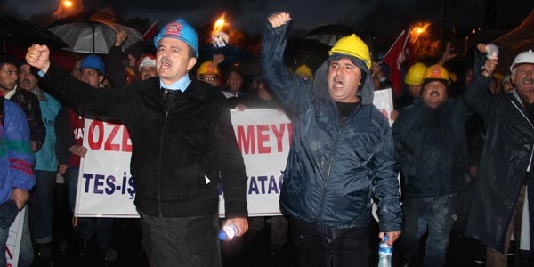 İşçiler Ankara'da kararlı