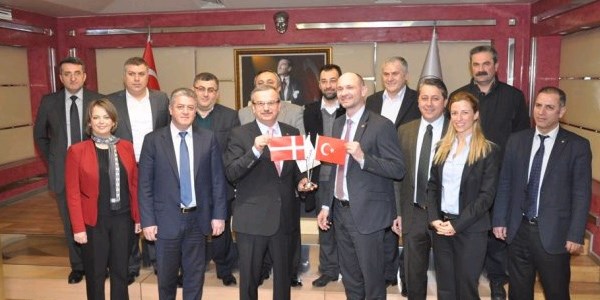 Danimarka Başkonsolosu Düzce TS'yu ziyaret etti