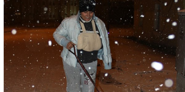 Ardahan'da kar yağışı