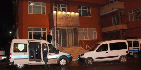Zonguldak'ta byk vurguna polis baskn