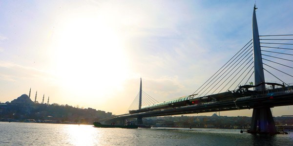 Haliç metro köprüsünde sona gelindi