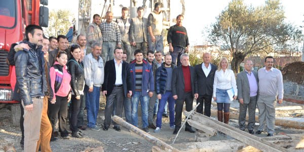 Altınoluk'ta termal su sevinci