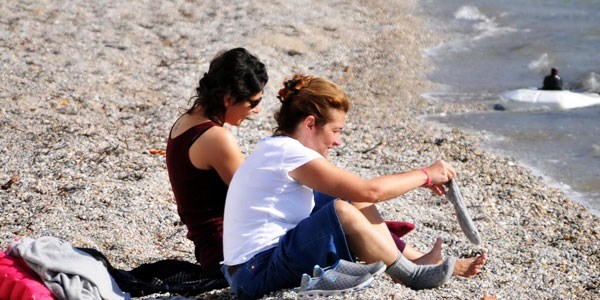 Yağmur beklenen Bodrum'a güneş geldi