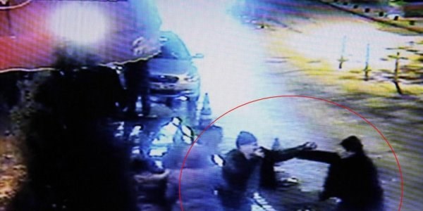 Samsun'da sokak kavgası güvenlik kamerasında