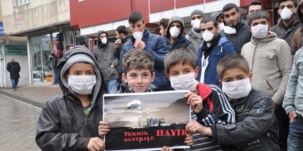 Gençlerden termik santrali eylemine davet