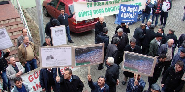 Torul'da HES tepkisi