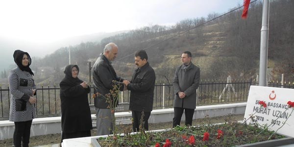 Başsavcı Yeldan'dan anlamlı mezar ziyareti