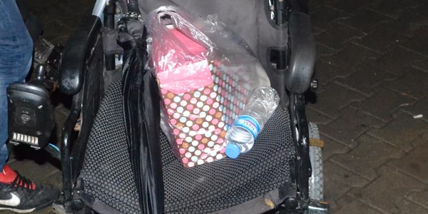 Engelliye �arp�p ka�t�