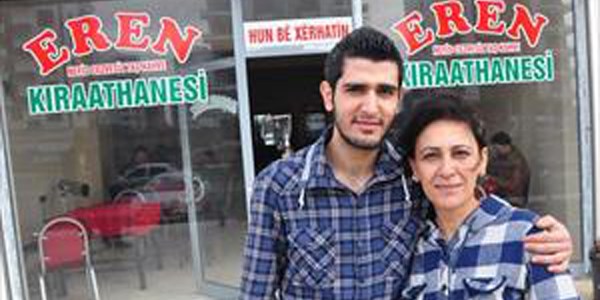 Şengül hanım, 4 çocuğunu okutmak için kahve açtı