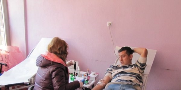 Hisarcık'ta kan bağışı kampanyası