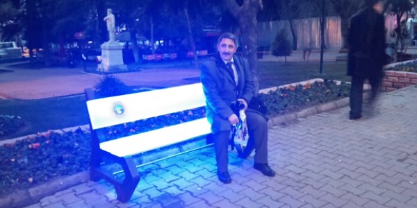 Tekirdağ led ışıklı banka oturacak
