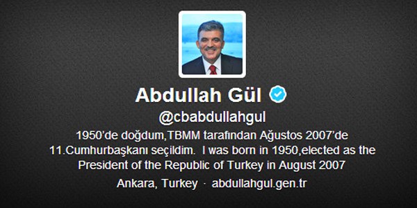 Cumhurba�kan� G�l'den �talya tweetleri