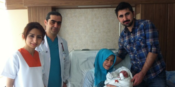 Liman Hastanesi'nde ilk bebek d�nyaya geldi